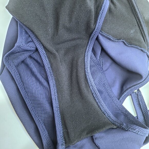 David Swimwear Italy Navy Nautical Star Maliot Bustier One Piece Swimsuit - Picture 8 of 8